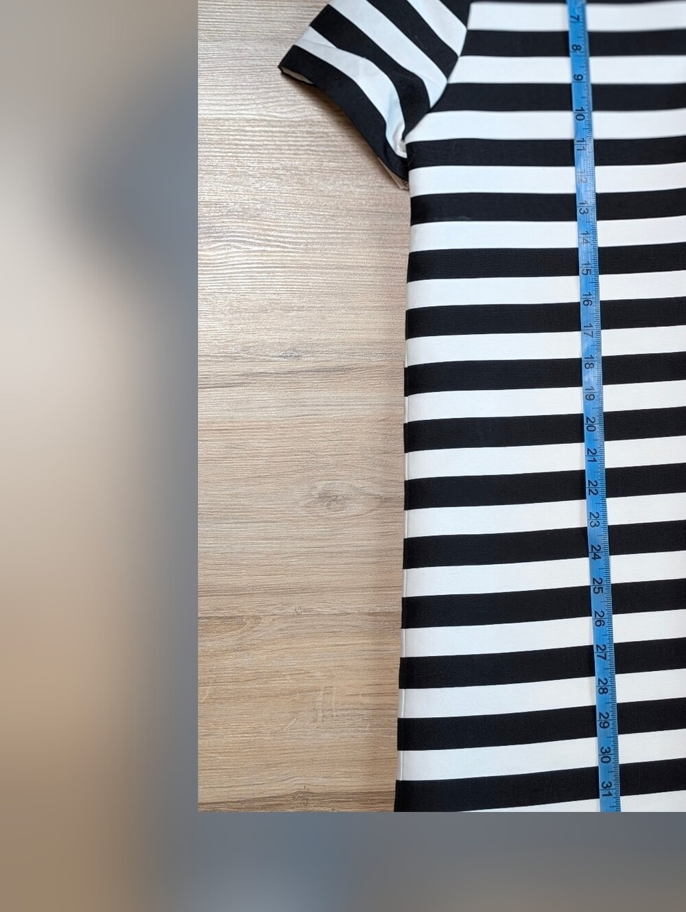 Kate Spade Short Sleeve Cotton/Silk Striped Short Shift Dress - Picture 3 of 11